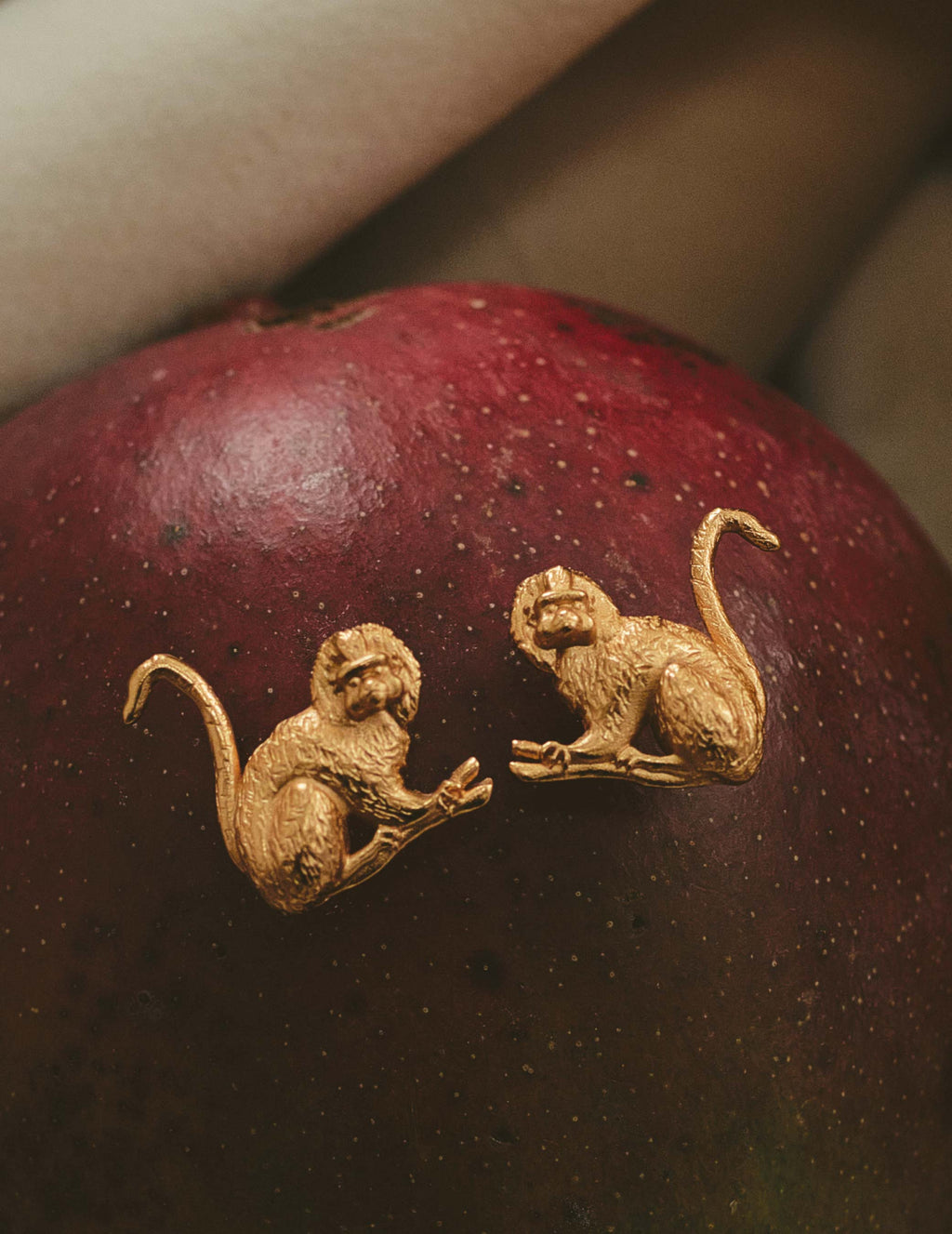 Titi Monkey Earrings