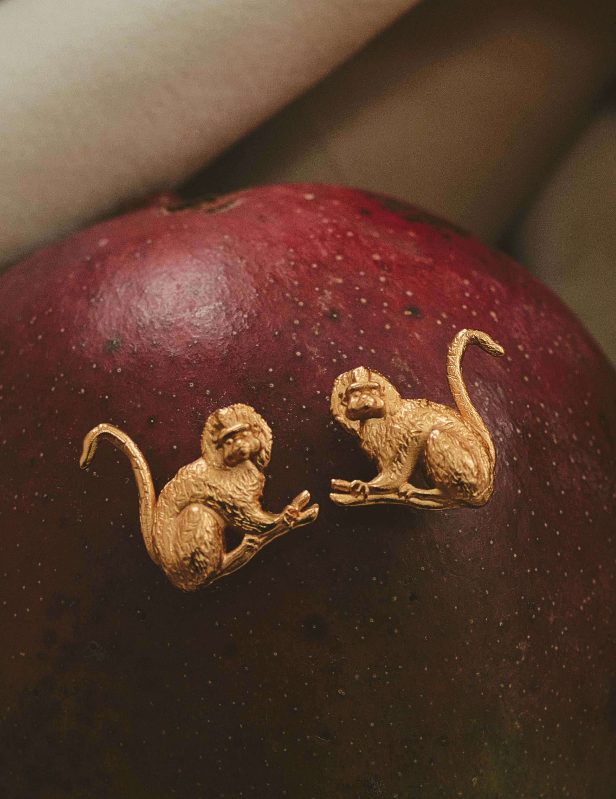 Titi Monkey Earrings