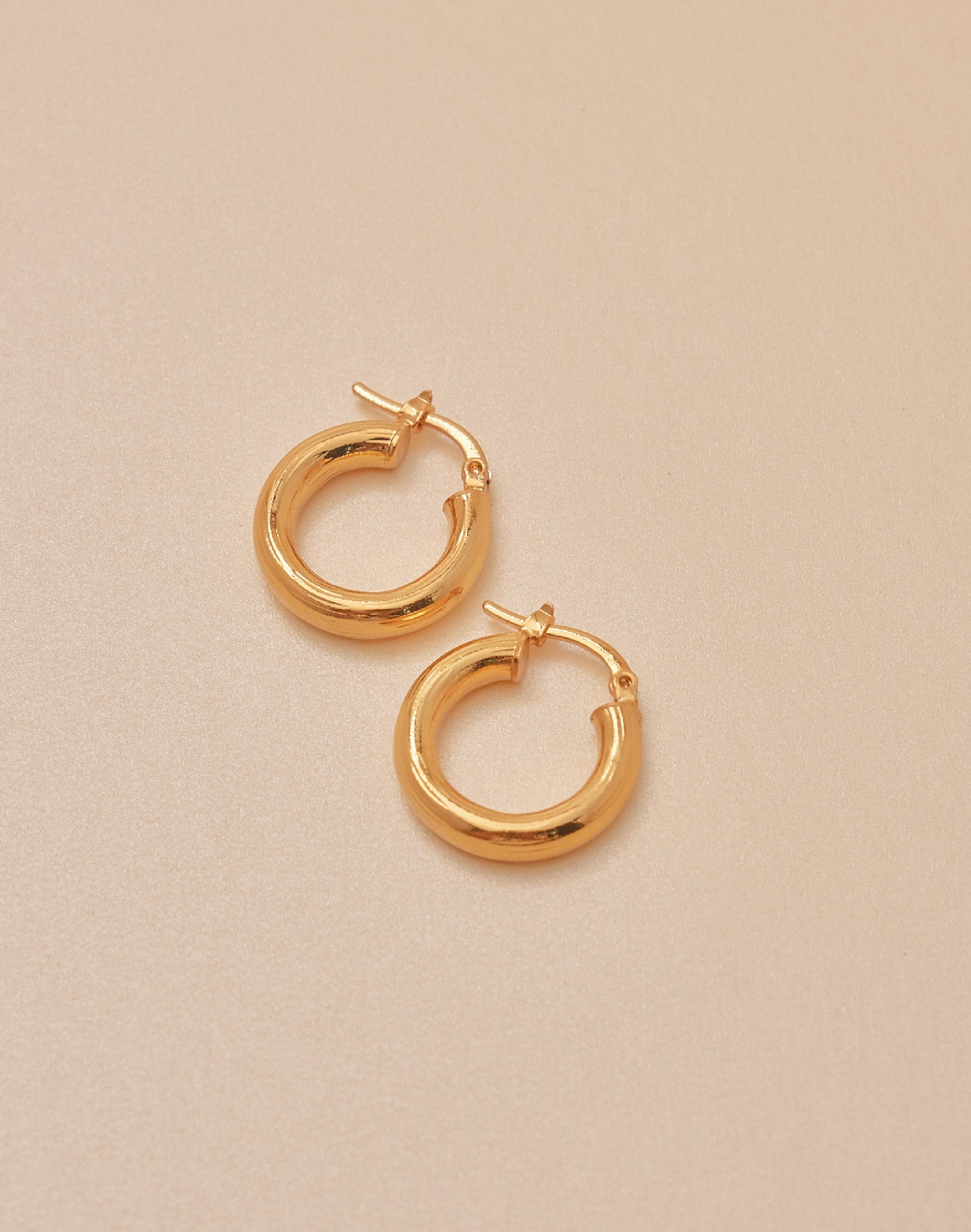 Chicago Gold Hoop Earrings