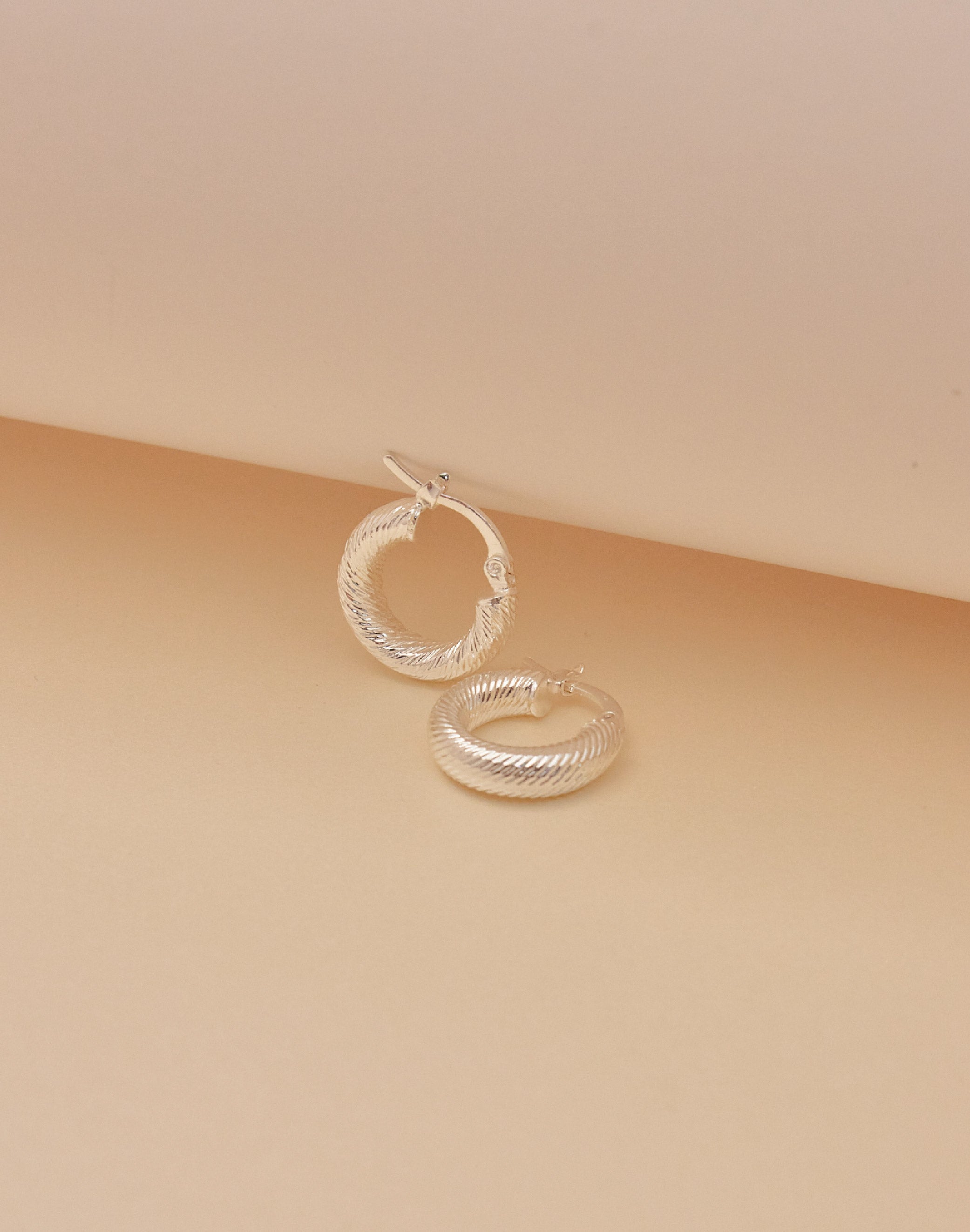 Loop Silver Hoop Earrings