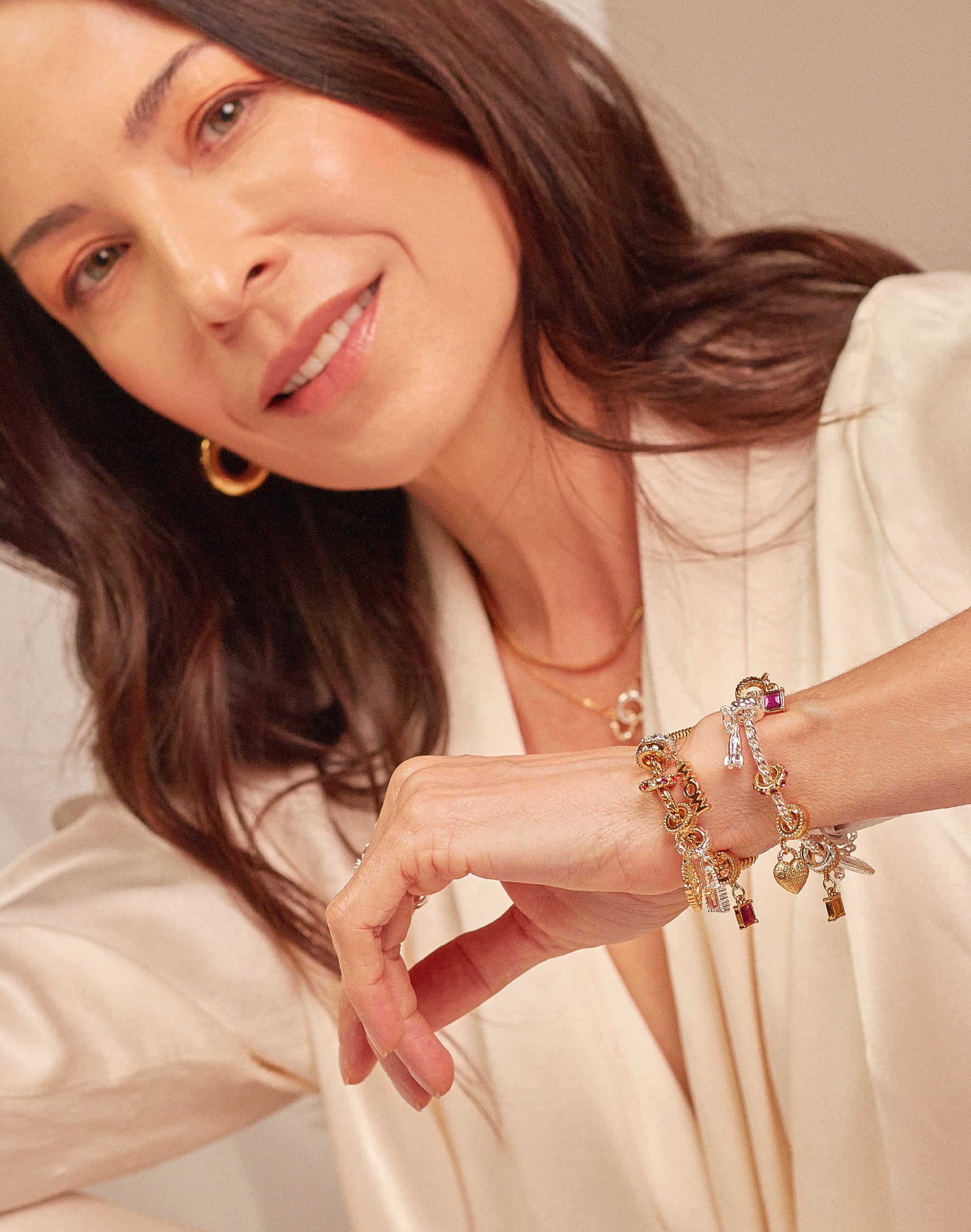 Wow Charm Bracelet — Gold & Silver Finish