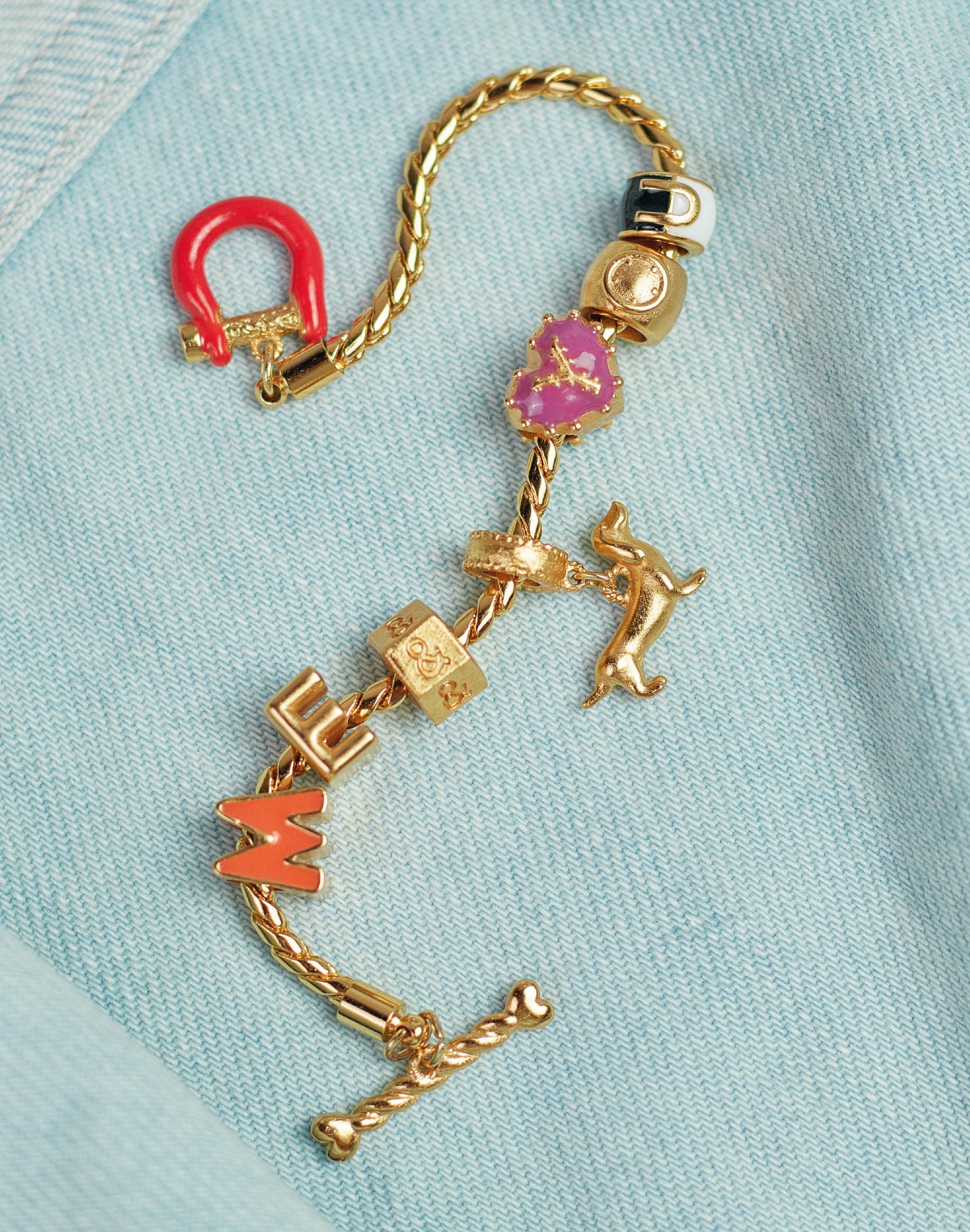 You and Me Charm Bracelet