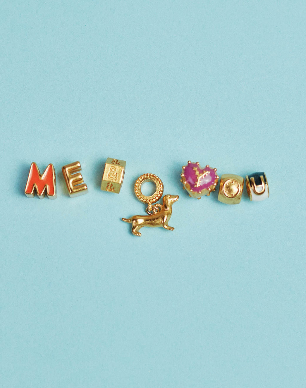 You and Me Charm Bracelet