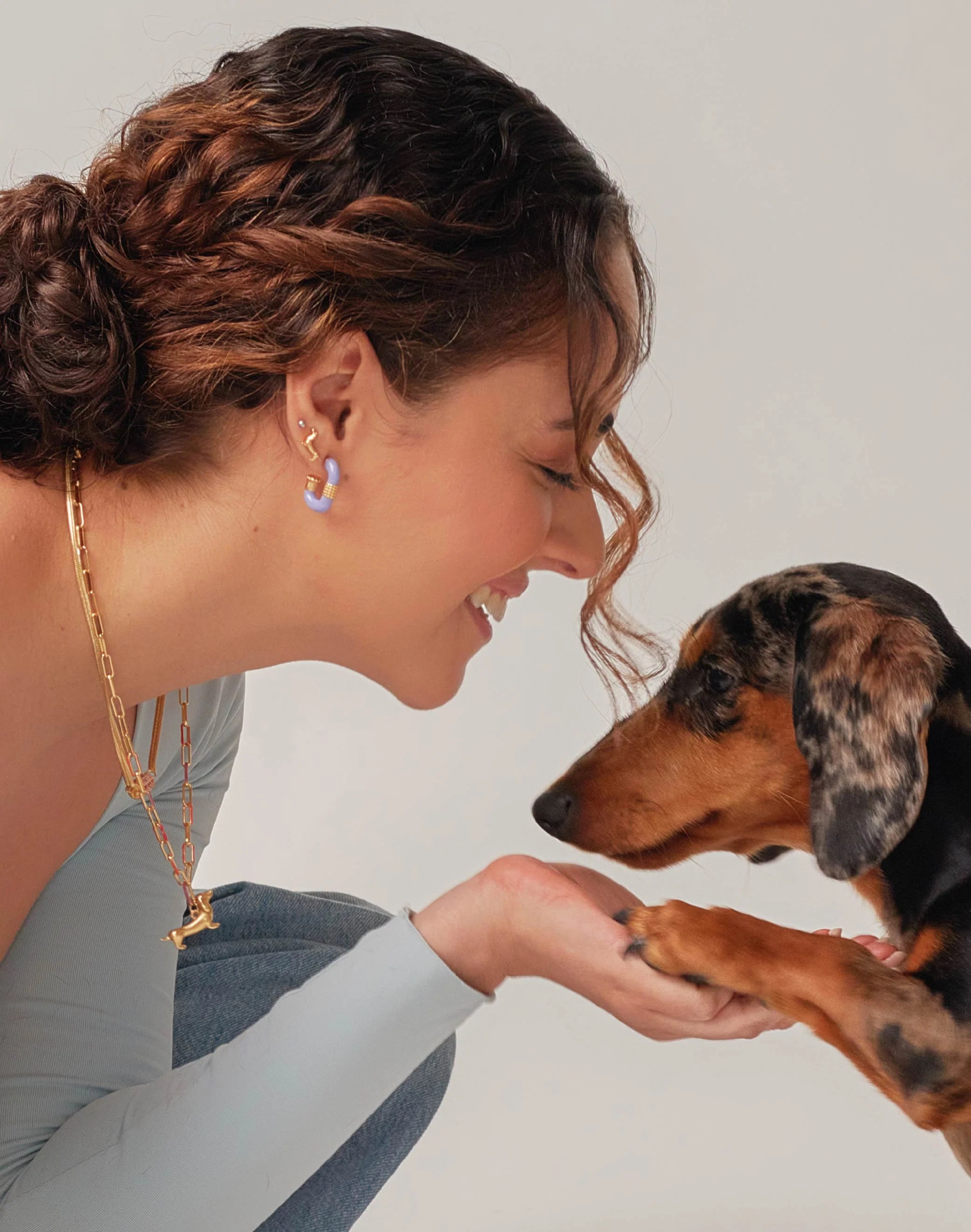 Set of 3 Dachshund Party Earrings